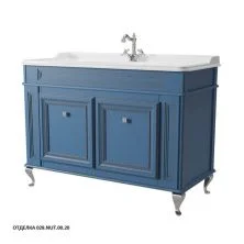 Caprigo Тумба с раковиной FRESCO 120 см, синяя, эмаль