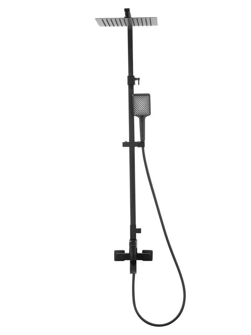 Приобрести душевая система wonzon & woghand flex, черный матовый (ww-88047072-mb)