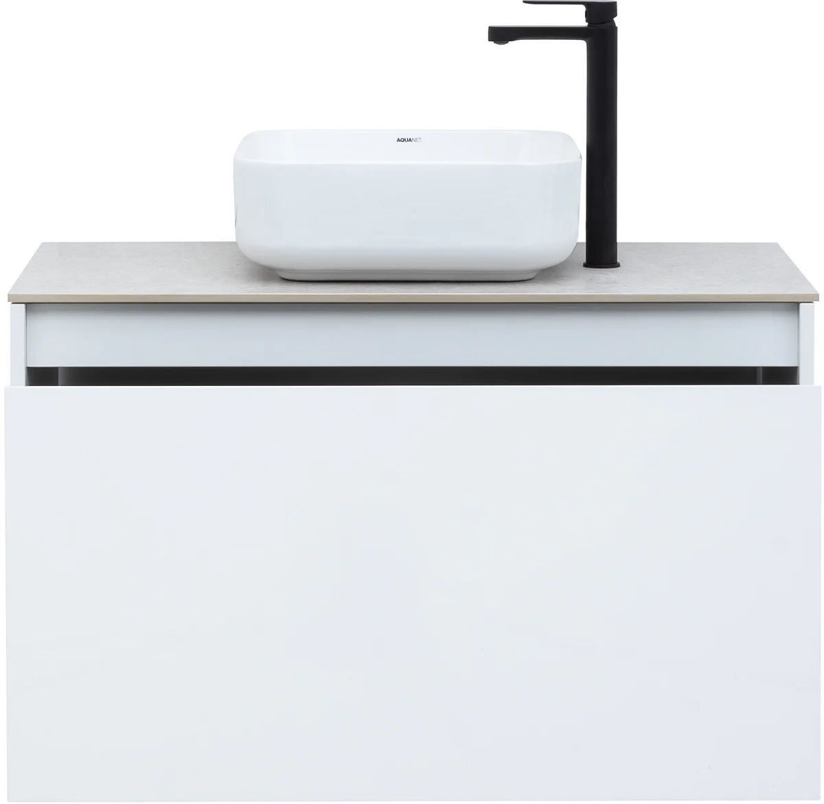 Приобрести aquanet тумба со столешницей nova lite 90 см, белая (1 ящик)