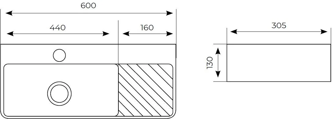 Приобрести aquanet раковина comfort-3 60х30 см, белая