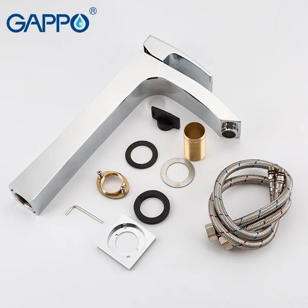 Приобрести gappo смеситель для раковины g1007-11, высокий, хром 99767