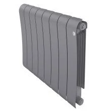 Royal Thermo Радиатор биметаллический Infinity 500 /Silver Satin ( серебристый ) -8 секц.