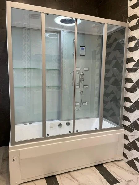 Приобрести frank душевая кабина f557-1, высокий поддон, прямоугольная