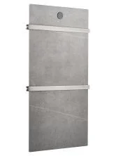 Полотенцесушитель электрический с каменной плитой Серый мрамор WONZON & WOGHAND STUTTGART, Темный графит (WW-A502-GM)