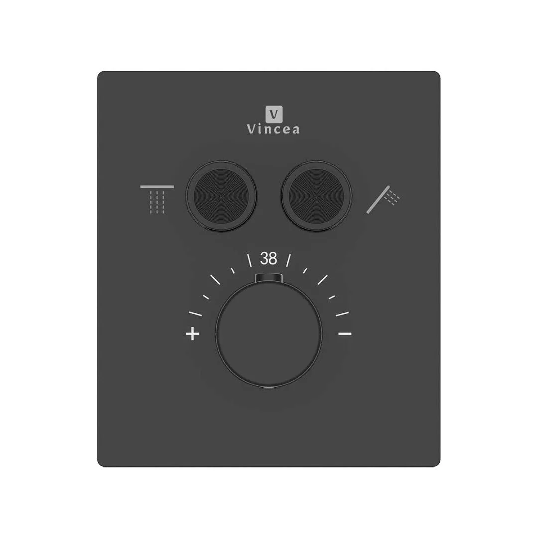 Приобрести vincea встраиваемая душевая система inspire, черная матовая vsfw-3i21mt3mb