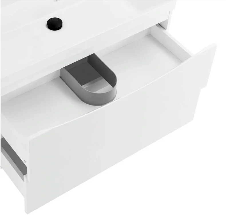 Приобрести тумба подвесная с раковиной belbagno marino-800-2c-so-bl-p 80 см, bianco lucido