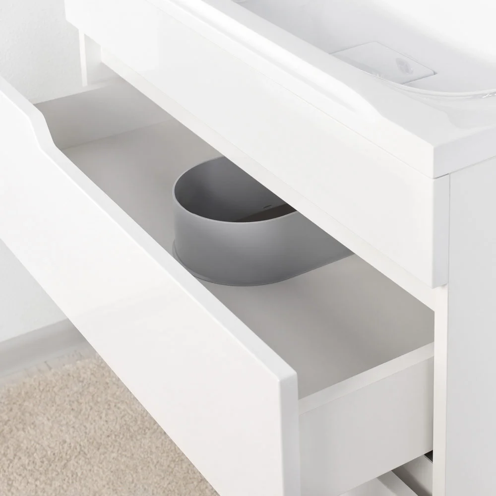 Приобрести тумба подвесная итана александра 75 с раковиной milen 75, белый глянец