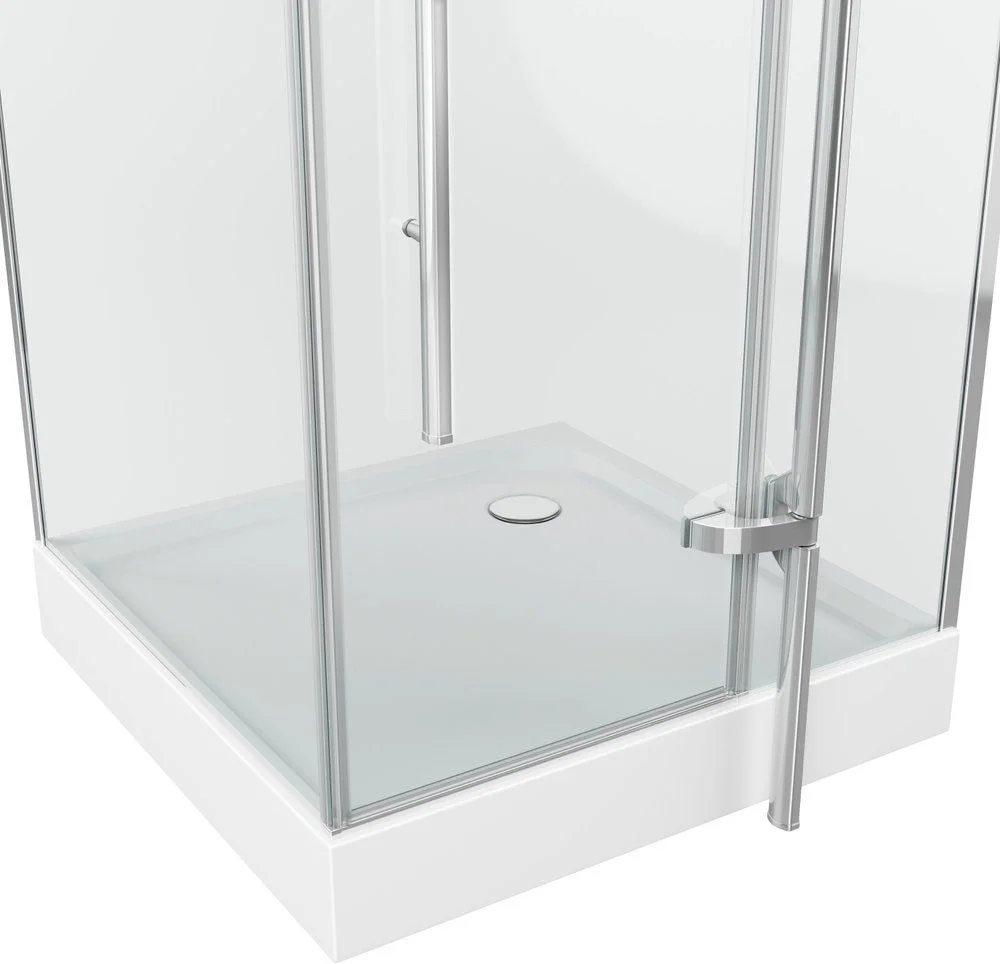 Приобрести grossman душевое ограждение style 90х90 см, квадратное, хром\ прозрачное gr-6090