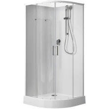 Aquanet Душевая кабина Passion EVO 80x80 см R White