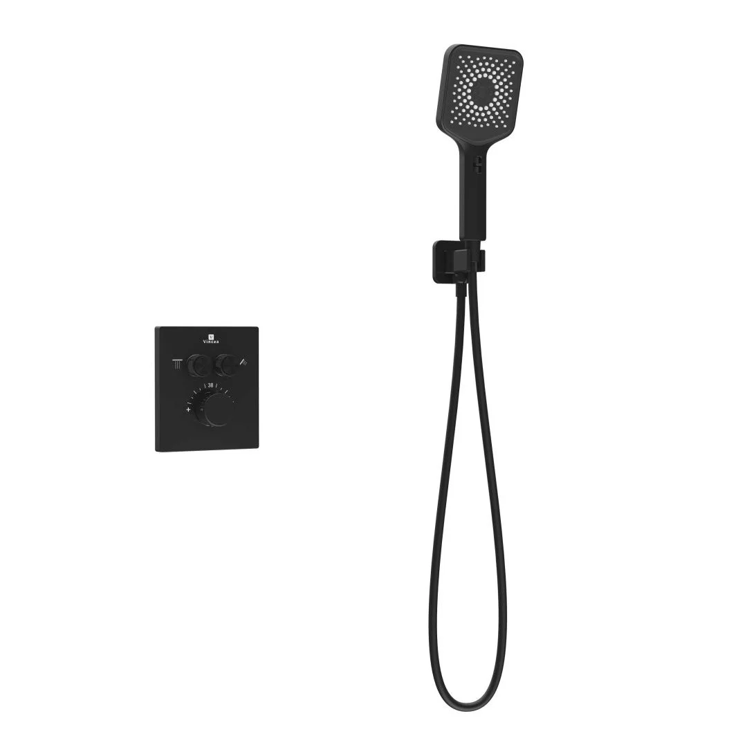 Приобрести vincea встраиваемая душевая система inspire, черная матовая vsfw-3i21mt4mb