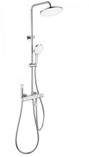 Душевая система с термостатом WONZON & WOGHAND The ONE, Хром (WW-B3094-CR)