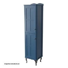 Caprigo Пенал BORGO 40 см, левый, синий, эмаль