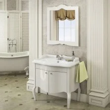 Сomforty Зеркало Лувр-90 белое