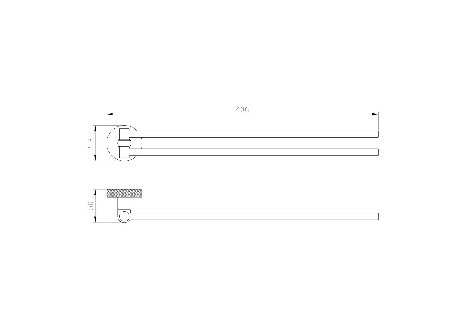 Приобрести полотенцедержатель поворотный wonzon & woghand majestic, черный/золото (ww-9231)