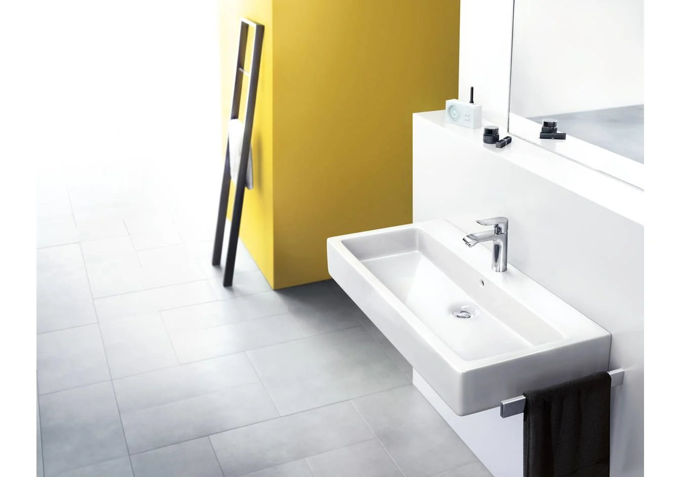 Приобрести смеситель для раковины hansgrohe metris с донным клапаном,, хром 31080000