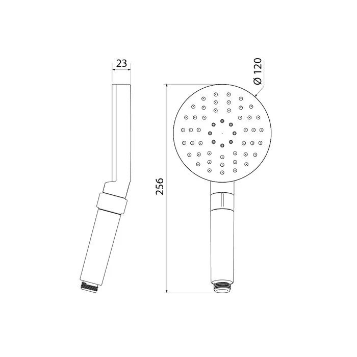 Приобрести iddis душевая лейка swipe 3f, 256мм, трехрежимная, хром swi3f00i18