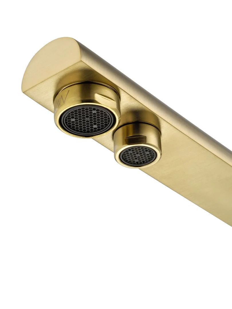 Приобрести смеситель для кухни c подключением фильтра wonzon & woghand, брашированное золото (ww-88458003-bg)