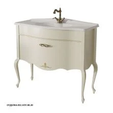 Caprigo Тумба с раковиной BOURGET 100 см, слоновая кость, эмаль