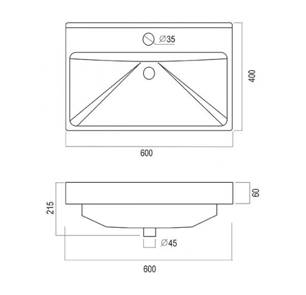 Приобрести mirsant тумба подвесная с раковиной fuji 60 см.