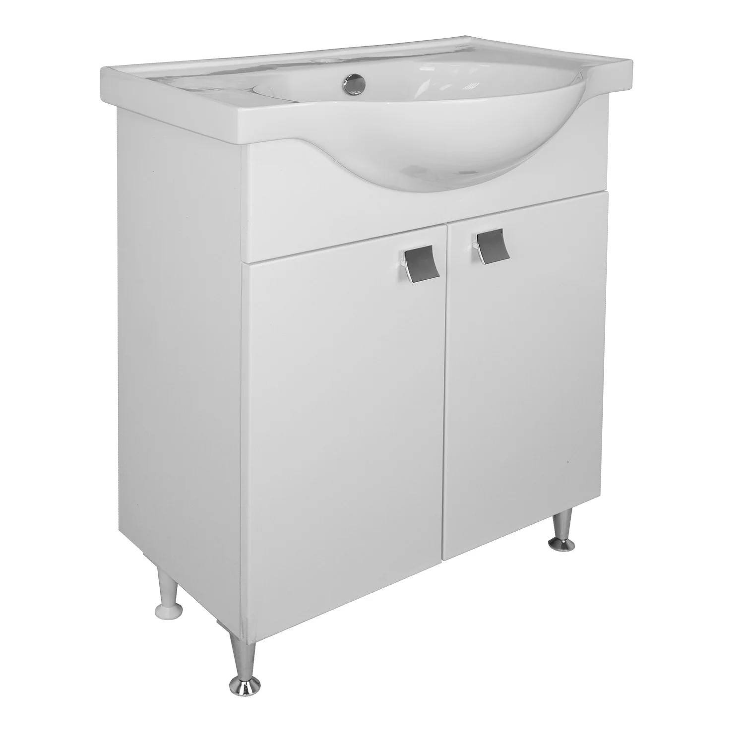 Приобрести loranto тумба напольная с раковиной софия 60х84 см , белая (cs00073483)