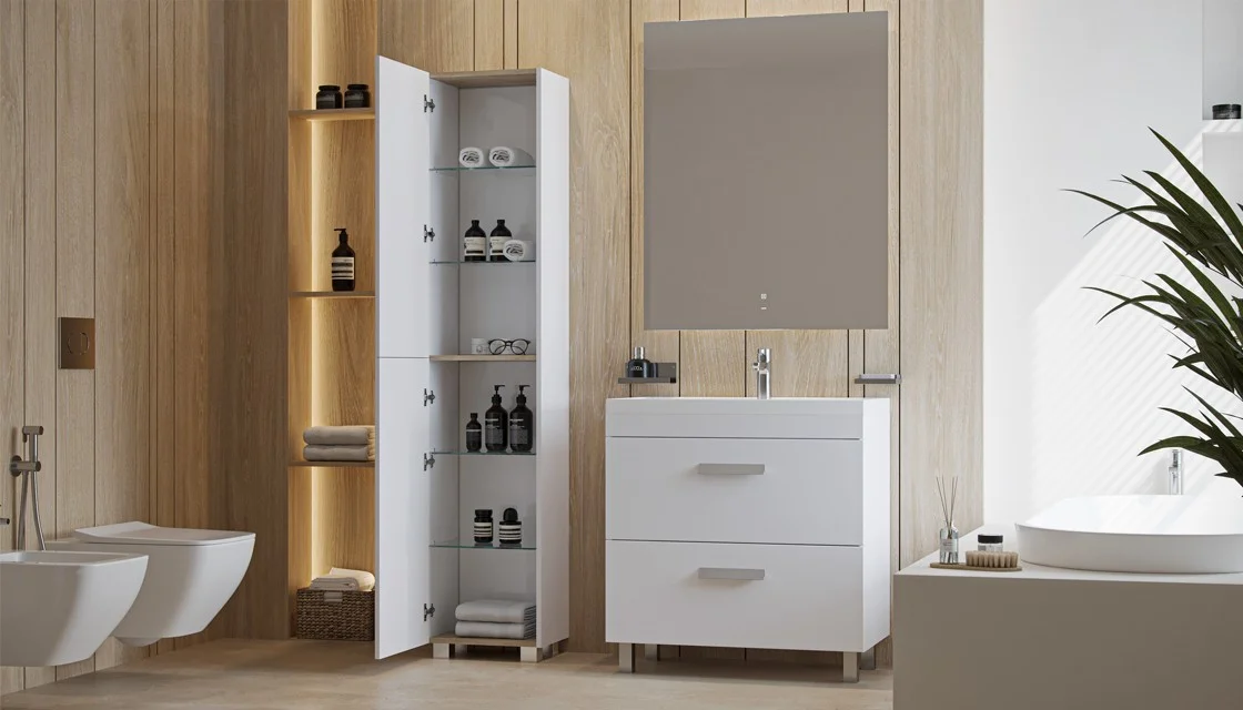 Приобрести тумба напольная с раковиной velvex orlando 80 см белый/матовый tnorl.80-211