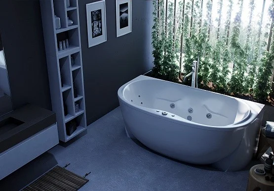 Приобрести акриловая ванна aquatek мелисса 180x95 см