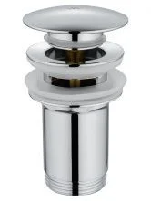 Донный клапан для раковины 1 1/4 WONZON & WOGHAND, Хром (WW-88SS09-CR)