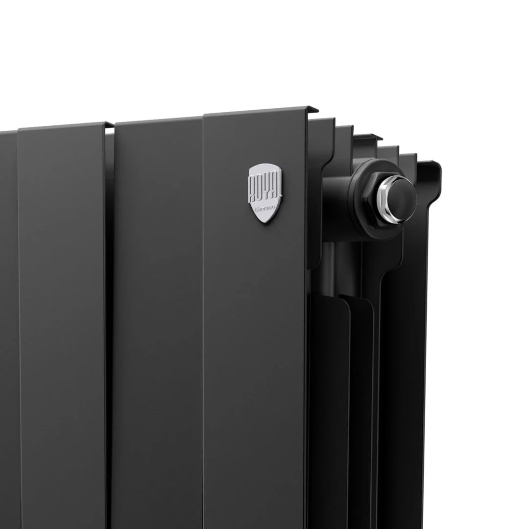 Приобрести royal thermo радиатор биметаллический pianoforte 500 /noir sable ( черный графит ) - 4 секц.