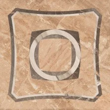 Плитка напольная Coliseumgres Portofino Беж. вставка Интарсио, шлифованная, реттифицированная