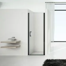 Vincea Душевая дверь Orta 90 см, прозрачное, черная VPP-1O900CLB