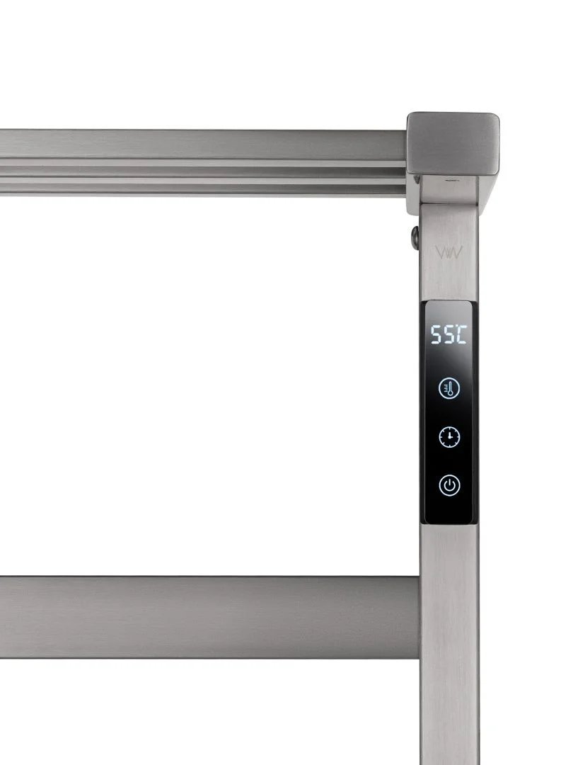 Приобрести полотенцесушитель электрический wonzon & woghand frankfurt, брашированный никель (ww-a1026-br)