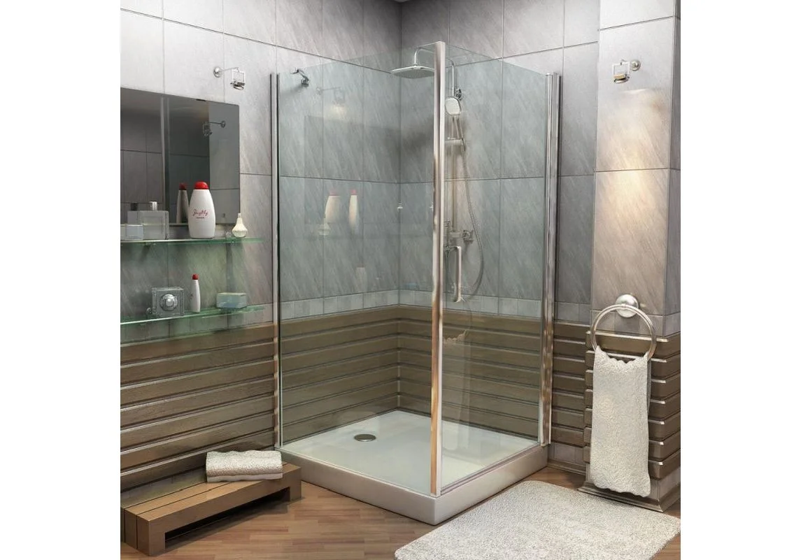 Приобрести ограждение душевое bas pandora cr-90-c-ch 90х90 см