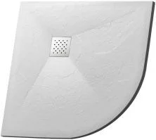 Grossman Каменный душевой поддон Strong 100x100 см, белый GR-S1100100