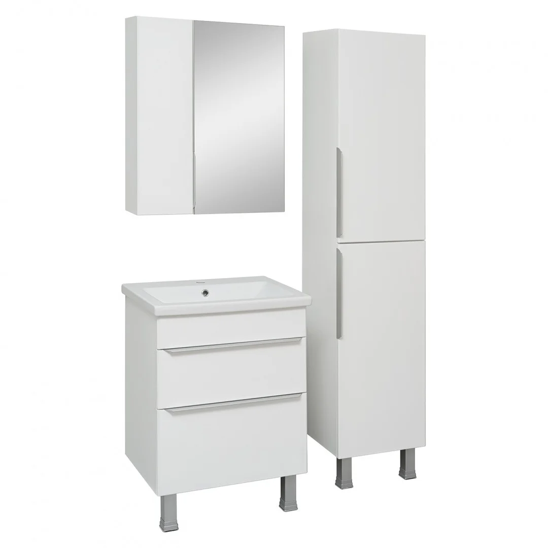 Приобрести aqua de marco зеркало-шкаф axioma 60 см, белый 1060wgaxi