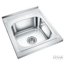 Emar Кухонная мойка 50х60 см, хром EMAR 5060L