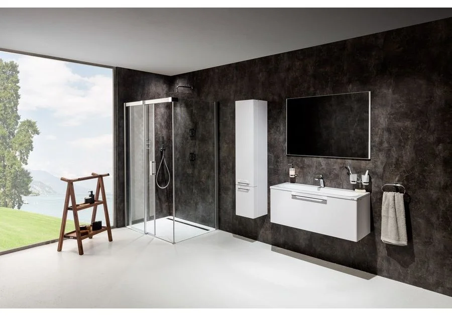 Приобрести ограждение душевое ravak matrix msdps 110х80 см 0wld4100z1 l белый/прозрачное