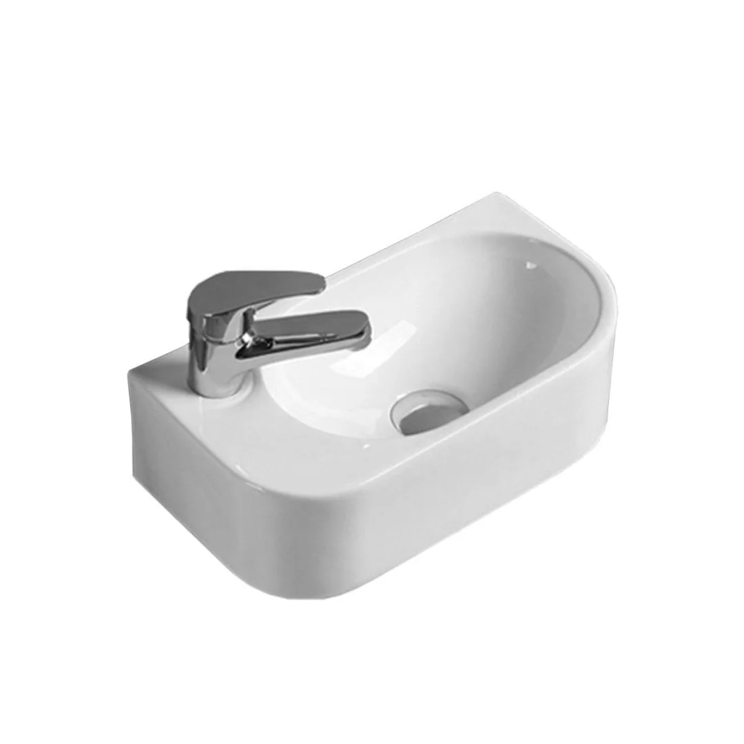 Приобрести vincea раковина подвесная 40х21 см, левостороняя, белая vbs-506l