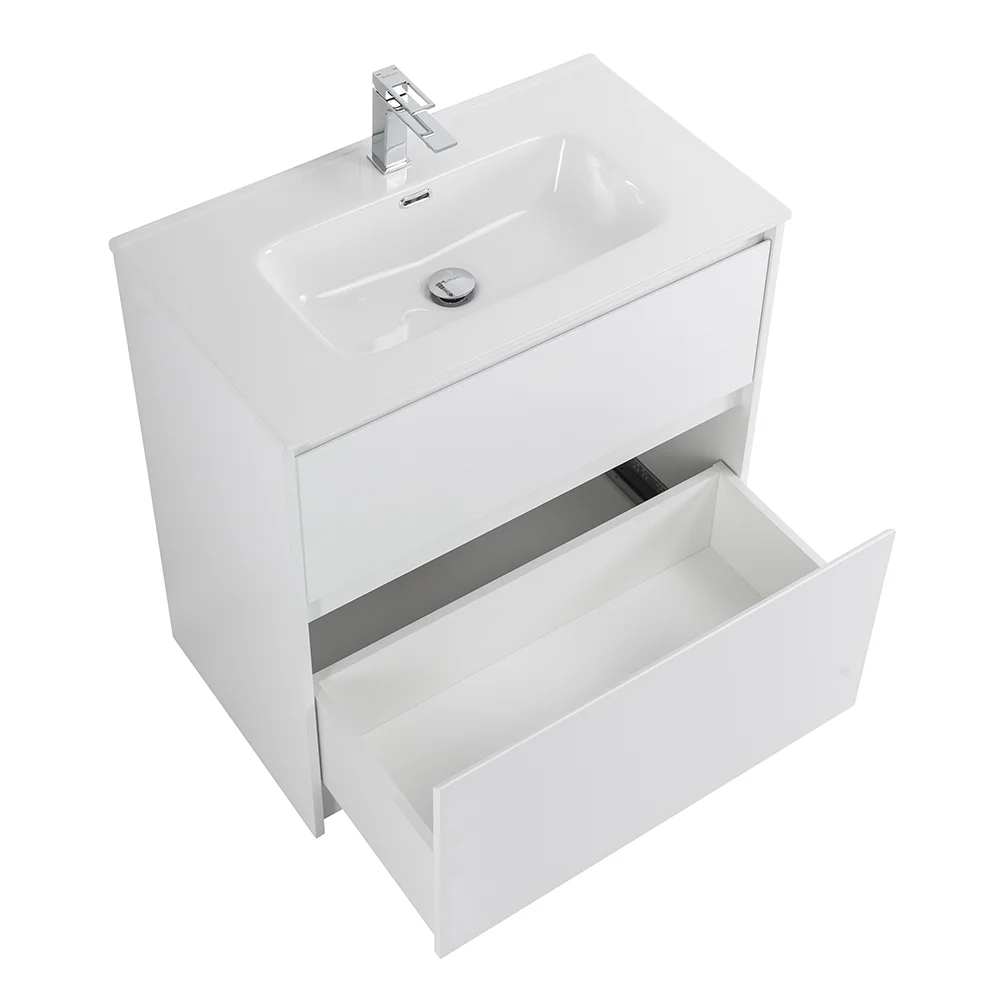 Приобрести belbagno тумба с раковиной kraft 80 см, напольная bianco opaco, раковина белая bb800etl