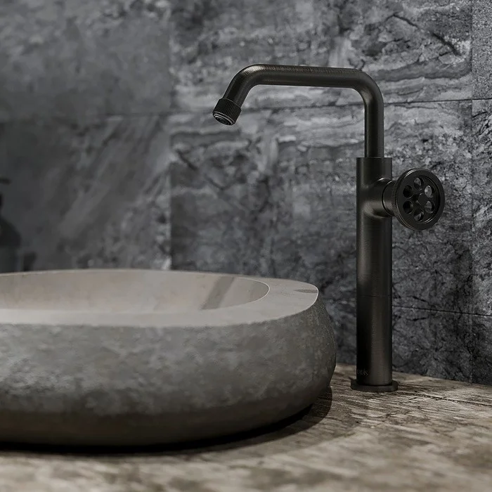 Приобрести iddis смеситель для раковины grange 326мм, высокий, графит gragmr1i01