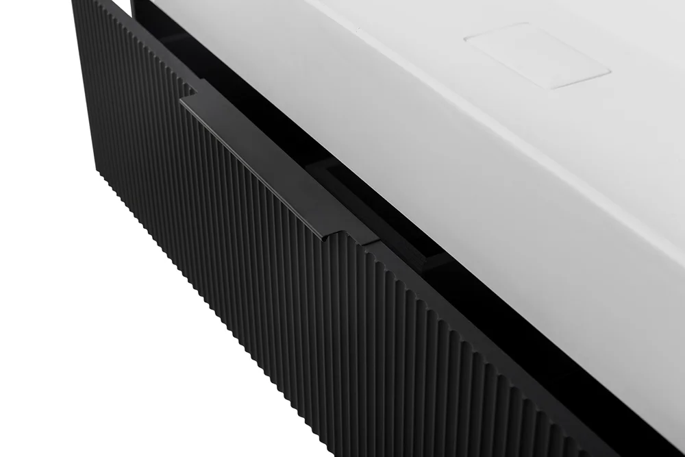 Приобрести cezares тумба подвесная с раковиной premium 90 см plisse nero opaco, черная 55422