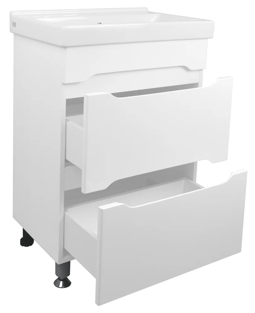 Приобрести loranto тумба напольная с раковиной и подсветкой арфа 60/2 н, белая cs00047914