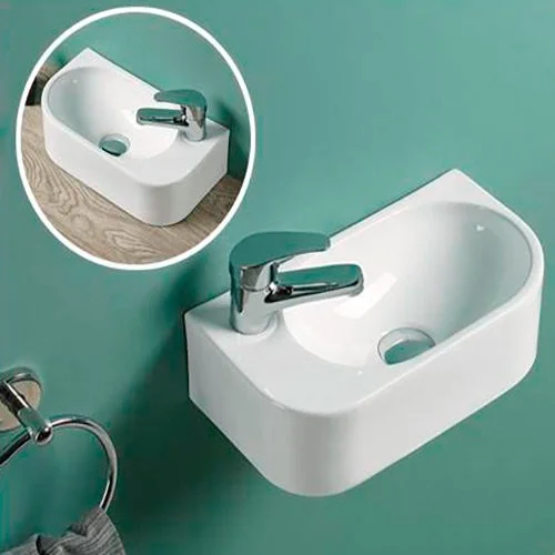 Приобрести раковина накладная /подвесная ceramalux 40 см 78204r