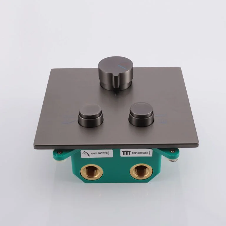 Приобрести vincea встраиваемый смеситель для душа, двухфункциональный, оружейная сталь vscv-421gm