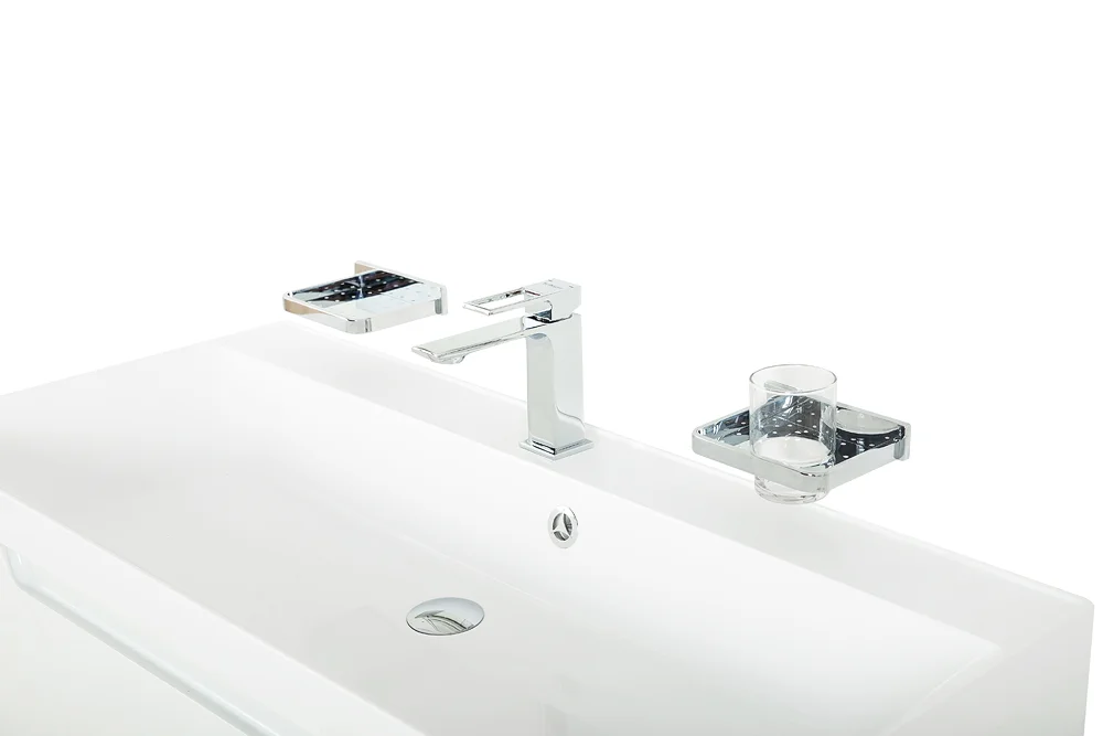 Приобрести belbagno тумба с раковиной vittoria 80 см, подвесная bianco opaco, белая раковина