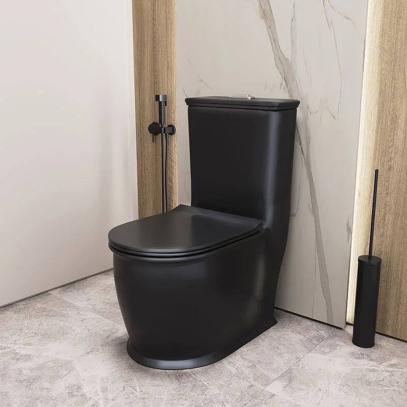 Приобрести grossman унитаз моноблок retro с крышкой дюропласт, микролифт, черный матовый gr-4492bms