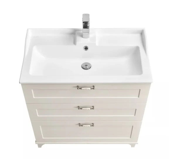 Приобрести тумба напольная с раковиной акватон леон 80н см 1a187801lbps0, 1a708031fb010, дуб белый