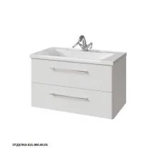 Caprigo Тумба с раковиной ACCORD 80 см, белая, эмаль