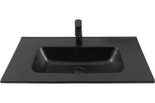 Aquanet Раковина Flat 8046 см, черная матовая