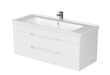 Mirsant Тумба подвесная SOHO Quadro 120 см с раковиной Deep 120 УТ000089885