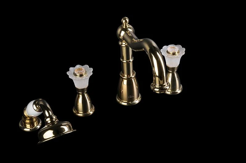 Приобрести boheme смеситель для ванны camelia, врезной, золото 395-camelia